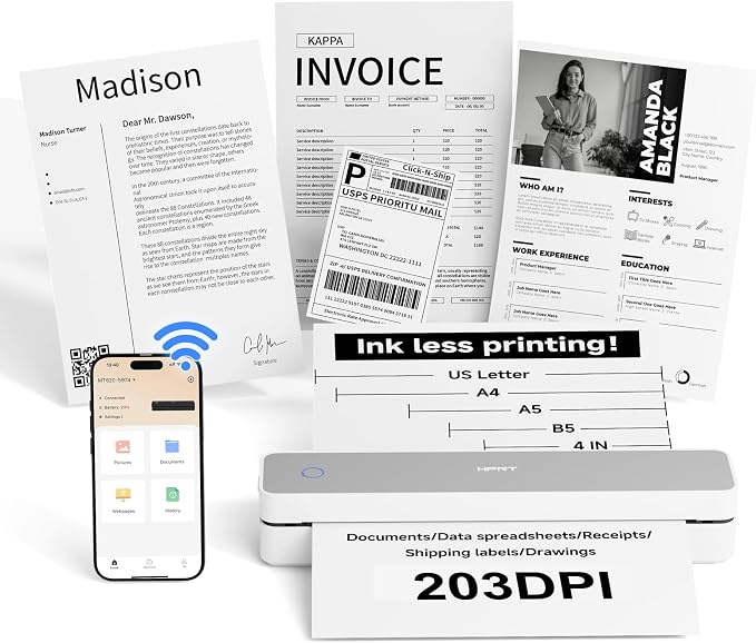 HPRT MT610 Portable Printer Wireless by HPRT