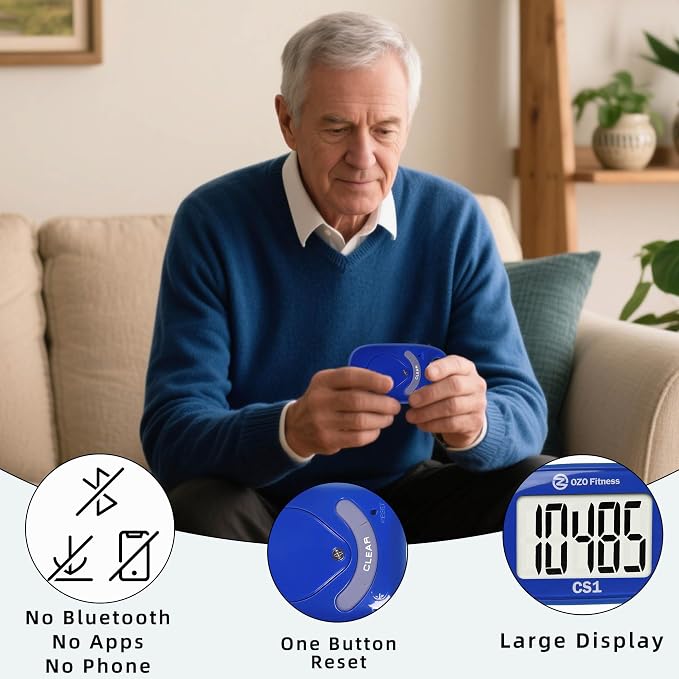 Clip-on 3D Pedometer for Walking Steps Counter - Image 5