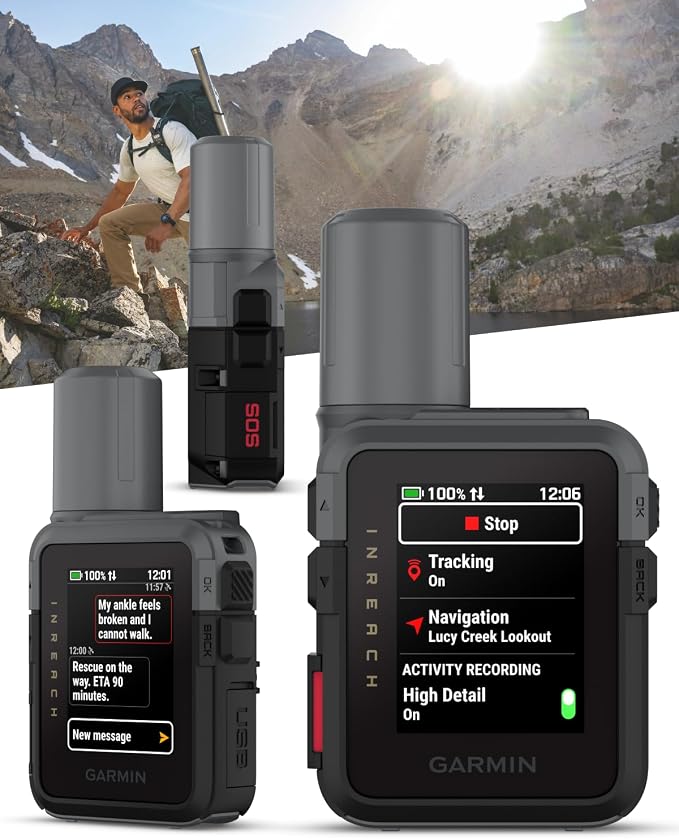 Garmin inReach Mini 3 Rugged Compact Global Satellite Communicator, Color - Image 7