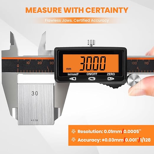 HARDELL Calipers 8", Rechargeable Digital Caliper - Image 5