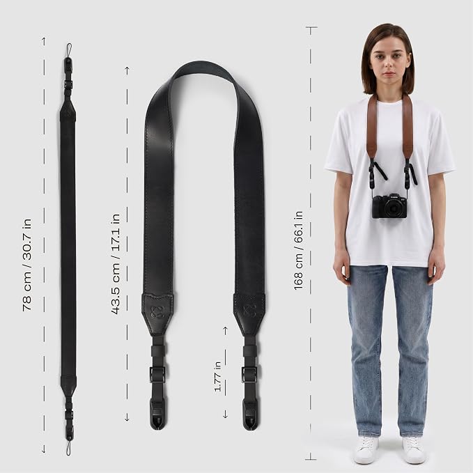C Coiro Classic Leather Camera Strap - Image 7
