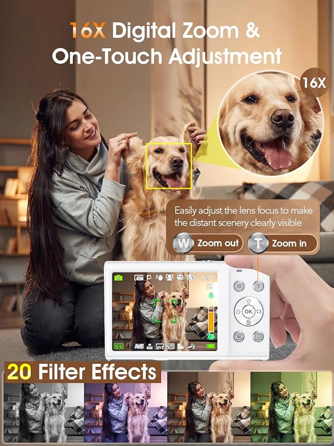 Digital Camera, Autofocus 4K Vlogging Camera - Image 4