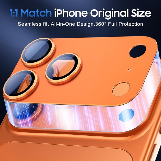 UniqueMe for 3 Pack iPhone 17 Pro Max Camera Lens Protector - Image 5