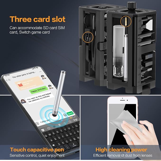 34-in-1 for iPhone Cleaning Kit, Sunoyar Airpods Cleaning Kit Multi-Functional - Image 7