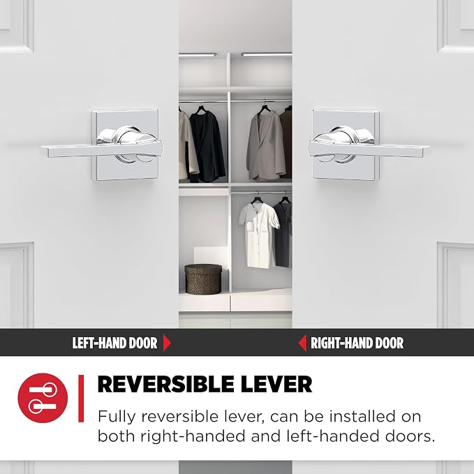 Kwikset Casey Interior Passage Door Handle, Lever - Image 5