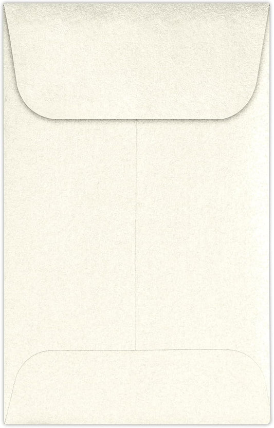 LUXPaper #1 Coin Envelopes | 2 1/4" x 3 1/2" | Champagne Metallic | 80lb. Text | 1,000 Qty