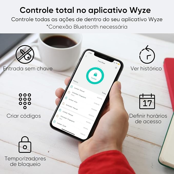 Wyze Auto-Lock Bolt, Fingerprint Unlock - Image 4