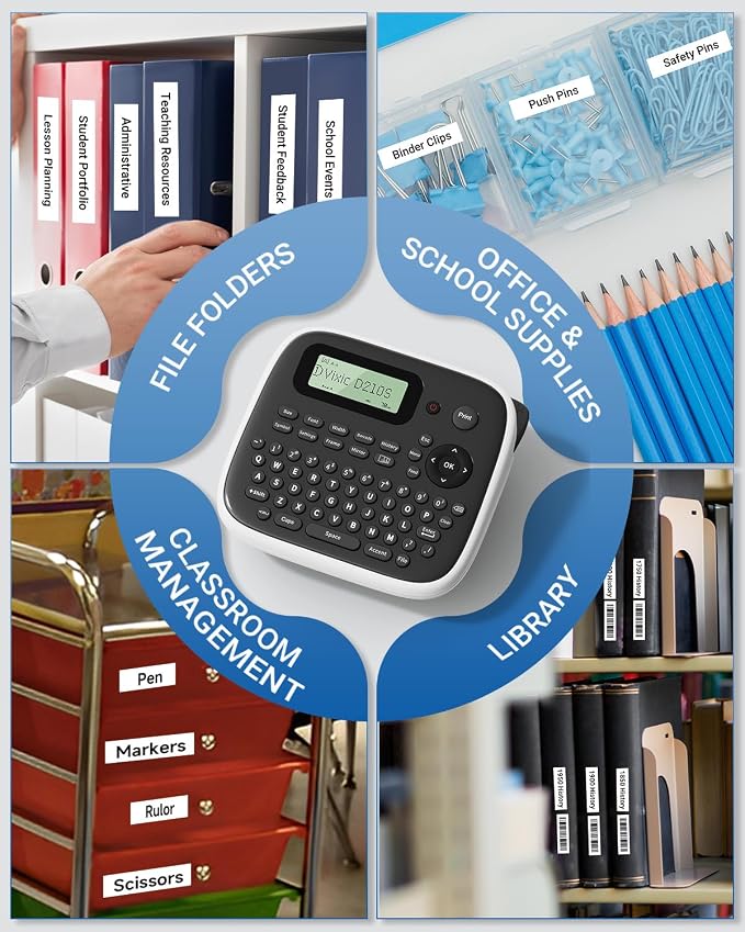Vixic Label Makers, Label Maker Waterproof-Labels, D210S Label Maker Machine - Image 8