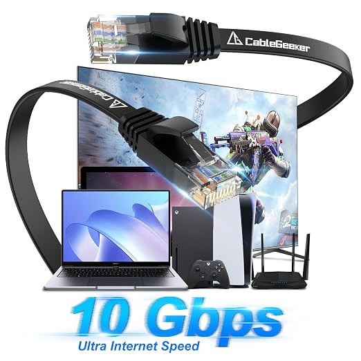 Cat 6 Ethernet Cable 150 ft, Indoor&Outdoor, High Speed 10Gbps Internet Network - Image 2