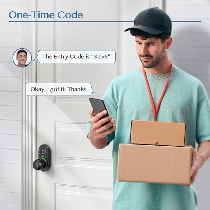 Keypad Smart Door Knob Lock, Yamiry Keyless Entry Digital Lock - Image 4