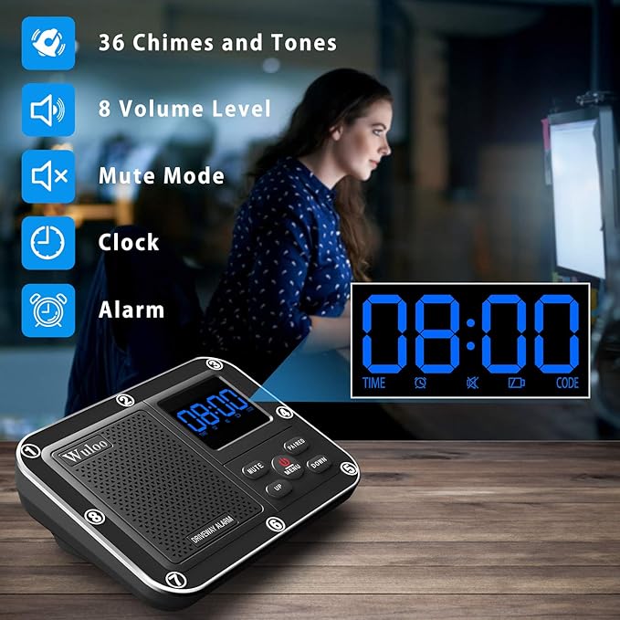 Solar Driveway Alarm Wireless Outside 1800ft Range, Outdoor Motion Sensor & - Image 3
