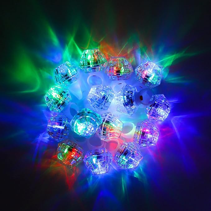 Flashing Led Light up Rings Toys, Colorful Blinking Bumpy Rings - Image 3