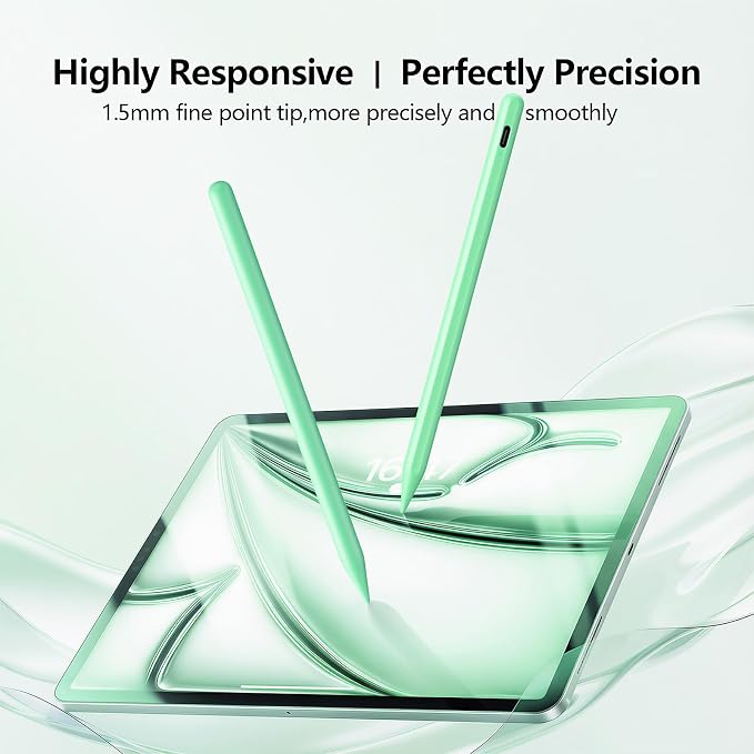 Stylus Pen for iPad 6th-11th Generation-2X Fast Charge Active Pencil Compatible - Image 2