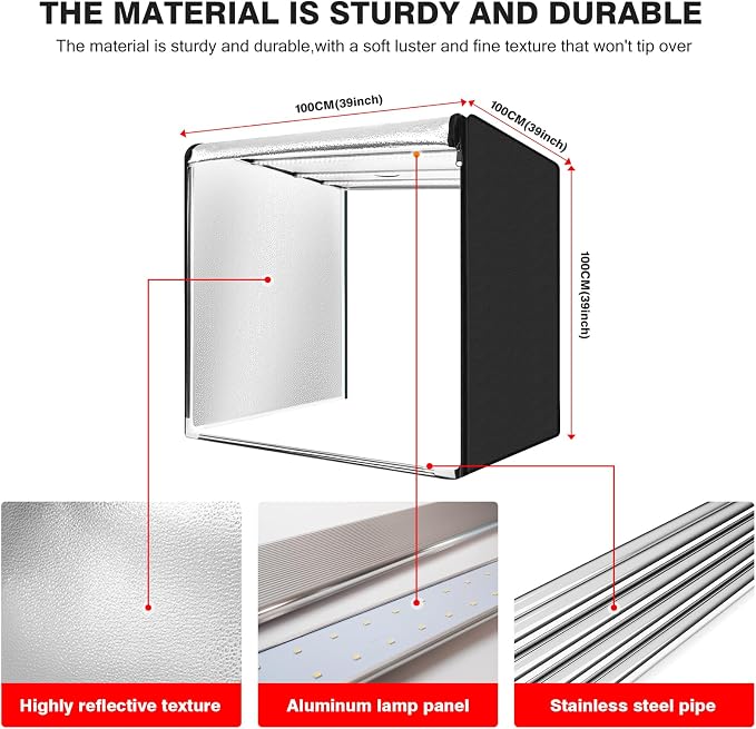 Photo Light Box, 39 inch Photography Light Box - Image 7