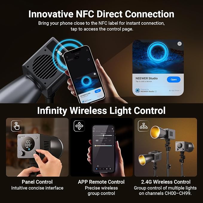 NEEWER 60W Mini LED Video Light - Image 7