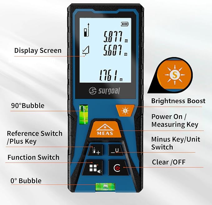 Laser Distance Meter Digital Laser Measuring Tool - Image 5