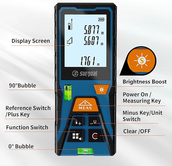 Laser Distance Meter Digital Laser Measuring Tool - Image 5