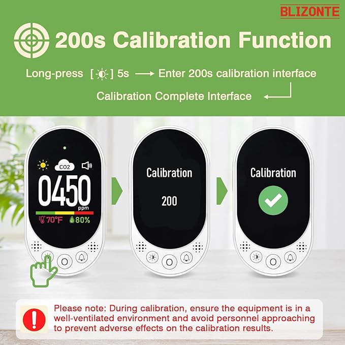 Indoor Air Quality Meters Plug-in Wall, 3-in-1 Air Detector, Supports Manual - Image 6