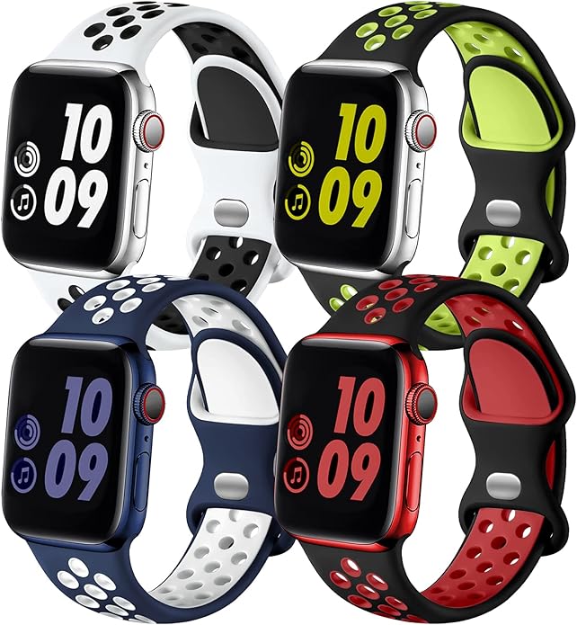 Adorve 4 Pack Sport Bands Compatible by Adorve