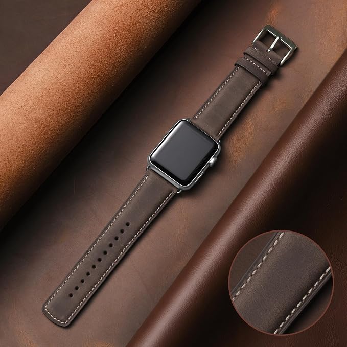SUNFWR Leather Bands Compatible - Image 2