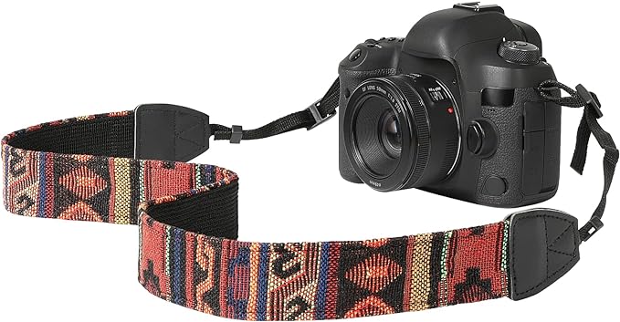 MoKo Camera Strap, Retro Cotton Canvas Woven Strap Universal Shoulder Neck by MoKo