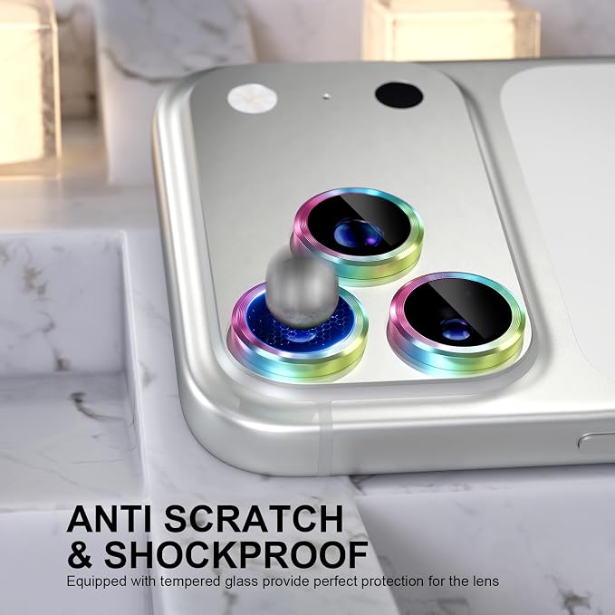 Choiche Compatible for iPhone 17 Pro/iPhone 17 Pro Max Camera Lens Protector - Image 3