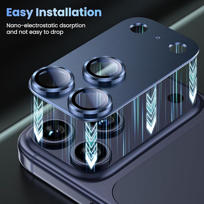 Uyiton Compatible with iPhone 17 Pro Camera Lens Protector - Image 8