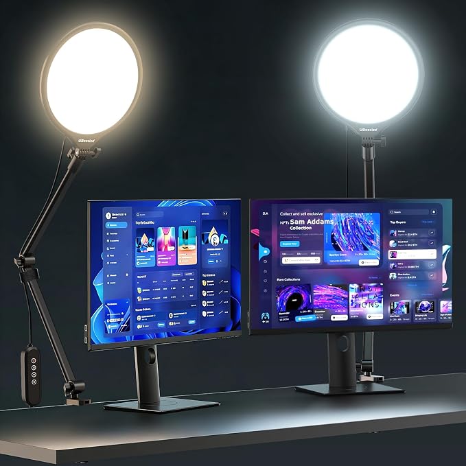 UBeesize 10" Desk Ring Light by UBeesize