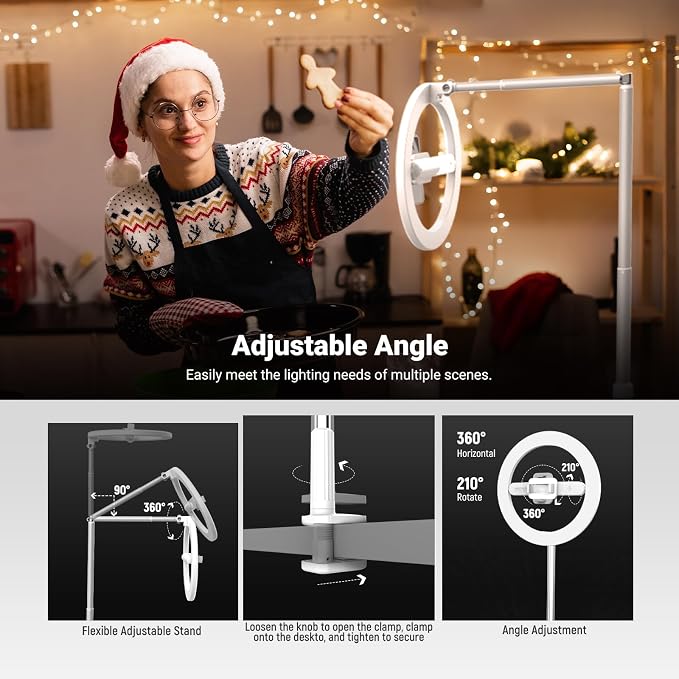 NEEWER Entry Level Version 10" 7W LED Selfie Ring Light - Image 5