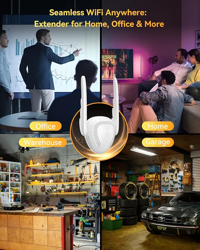 2026 Upgraded WiFi Extender for Home, High-Speed Wireless Internet Repeater - Image 8