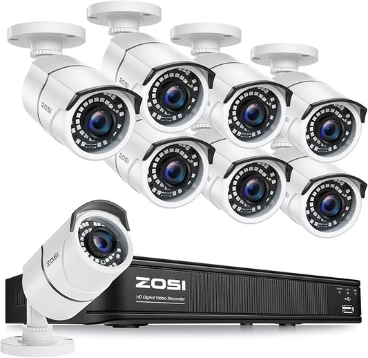 ZOSI 1080p H.265+ Security Camera System by ZOSI