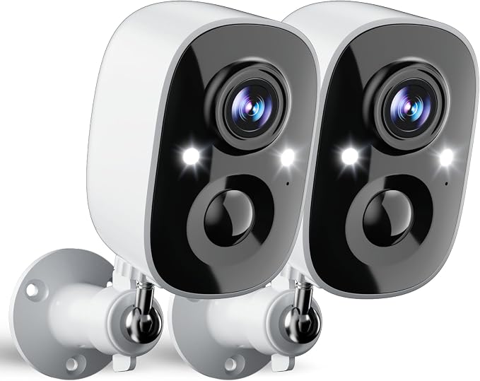 Security Cameras Wireless Outdoor, 2.5K WiFi Battery Powered Cameras by Unknown