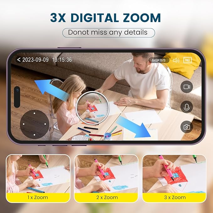 litokam 5MP Indoor Security Camera, 5G/2.4G WiFi Home Security Cameras - Image 7