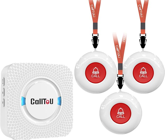 CallToU Caregiver Pager Wireless Call Button Nurse Alert System 500+ Feet by CallToU