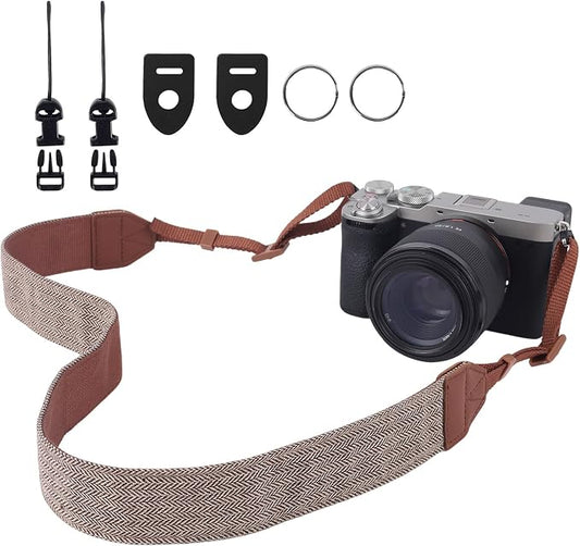 Camera Strap, Premuim Cotton Neck Shoulder Strap, Adjustable Neck Belt by Unknown