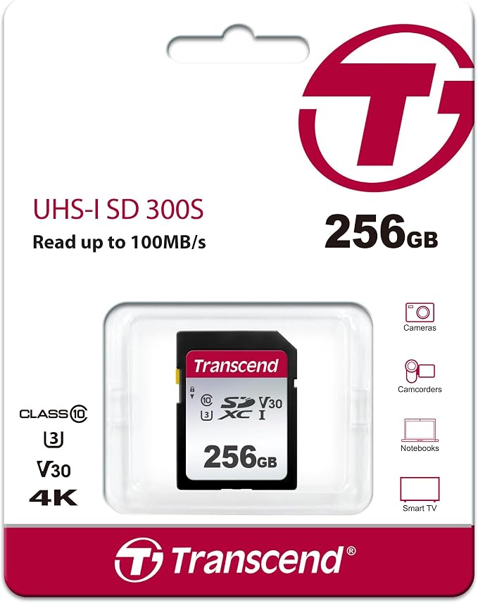 Transcend 256GB SDXC Memory Card, UHS-I U3 V30, 4K UHD & Full HD, Class 10 - Image 6