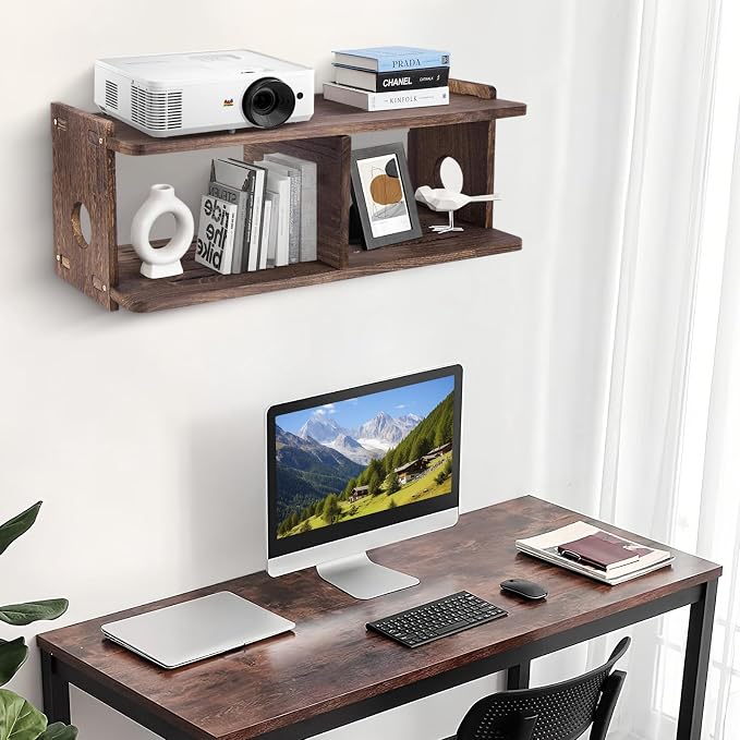 Floating Shelves Projector Shelf Rack PlayStation Wall Mount Holder TV Stand - Image 4