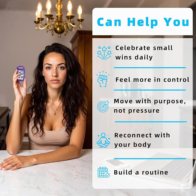 Clip-on 3D Pedometer for Walking Steps Counter - Image 2