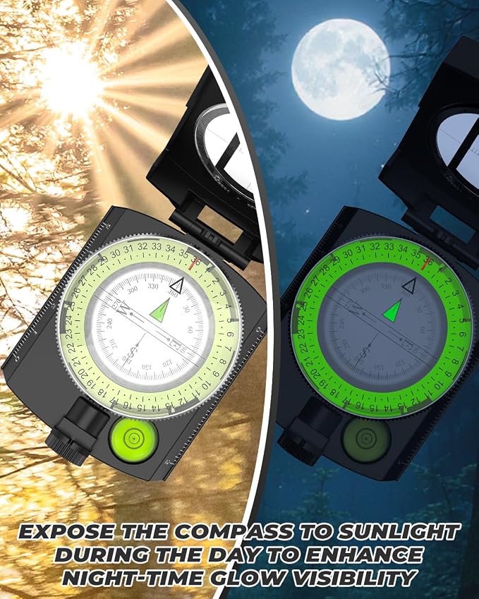 Sportneer Compass: Accurate Durable Lightweight Orienteering Compass - Image 4