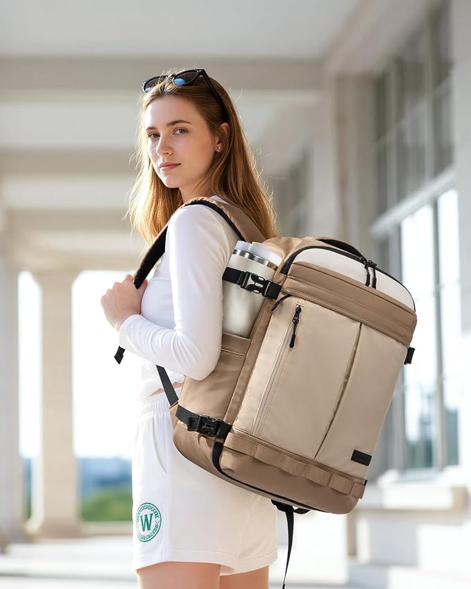 LOVEVOOK 40L Travel Backpack for Women Men, Airline Approved Carry On Luggage - Image 2