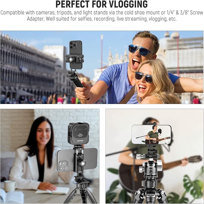 NEEWER Metal Phone Tripod Mount Adapter - Image 8