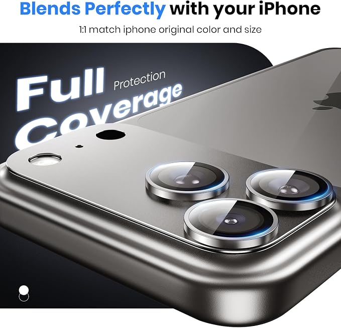 Hoerrye for iPhone 17 Pro Camera Lens Protector - Image 3