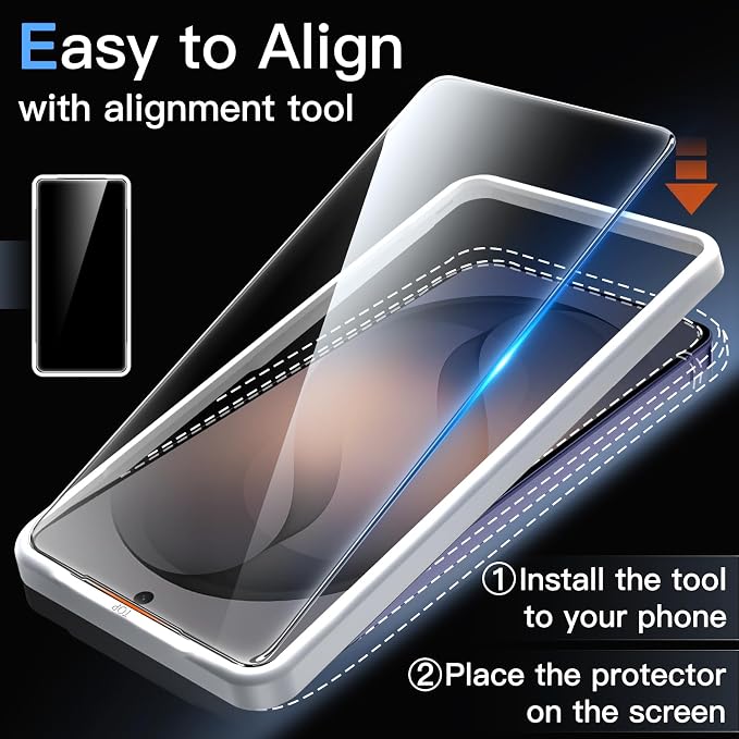 JETech Screen Protector for Samsung Galaxy S26 Ultra - Image 5