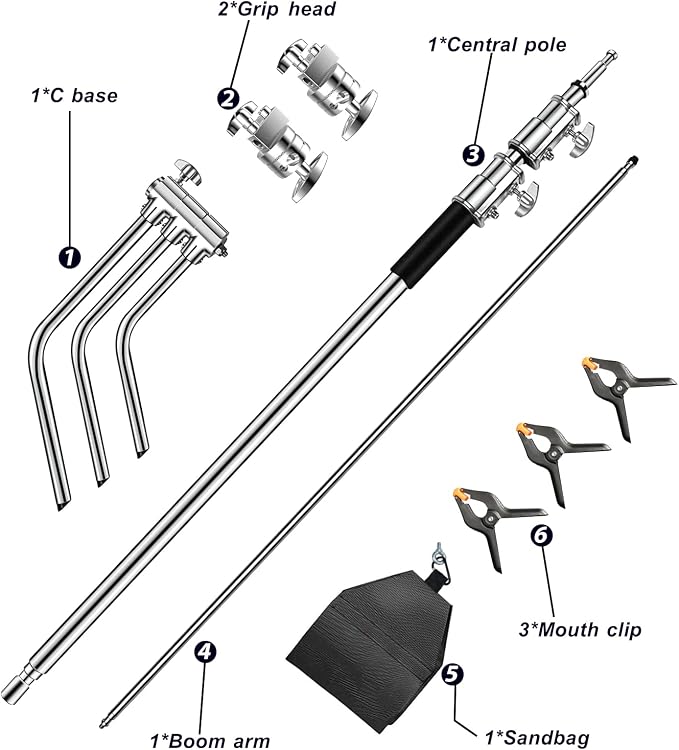 C Stand With Boom Arm - Image 5