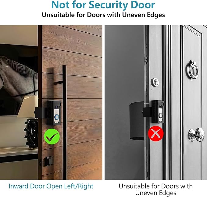 KIMILAR 2024 Upgrade Anti-Theft Video Doorbell Mount, Not Block Doorbell Motion - Image 6