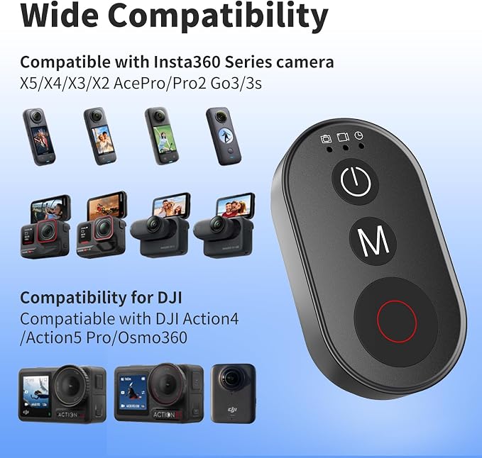 Wireless Camera Remote Control, 30M/98.4ft Wireless Camera Smart Shutter Remote - Image 2
