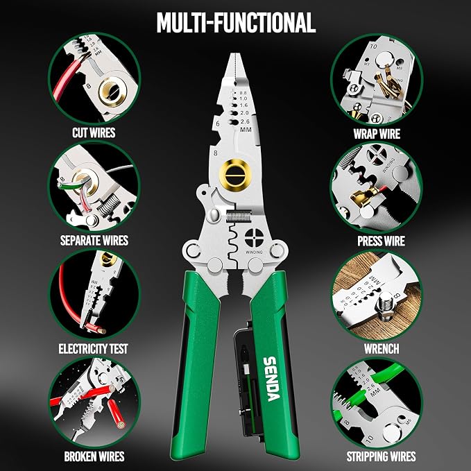 12 in 1 Foldable Wire Stripper - Image 4