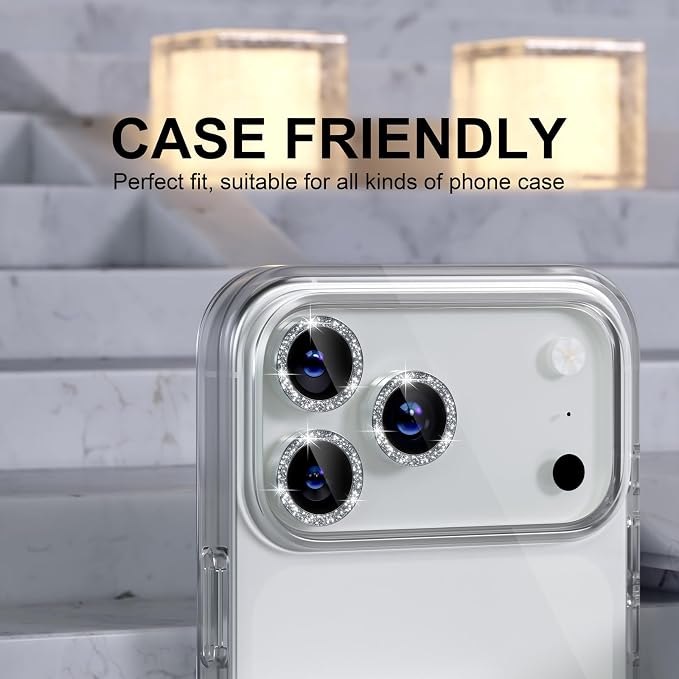 Choiche Compatible for iPhone 17 Pro/iPhone 17 Pro Max Camera Lens Protector - Image 5