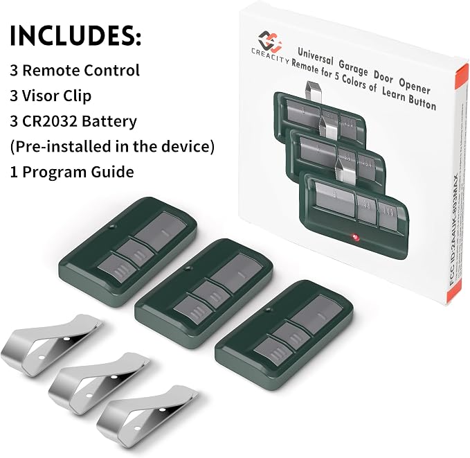3 for Chamberlain LiftMaster Craftsman Garage Door Opener Remote 893LM 893Max - Image 7