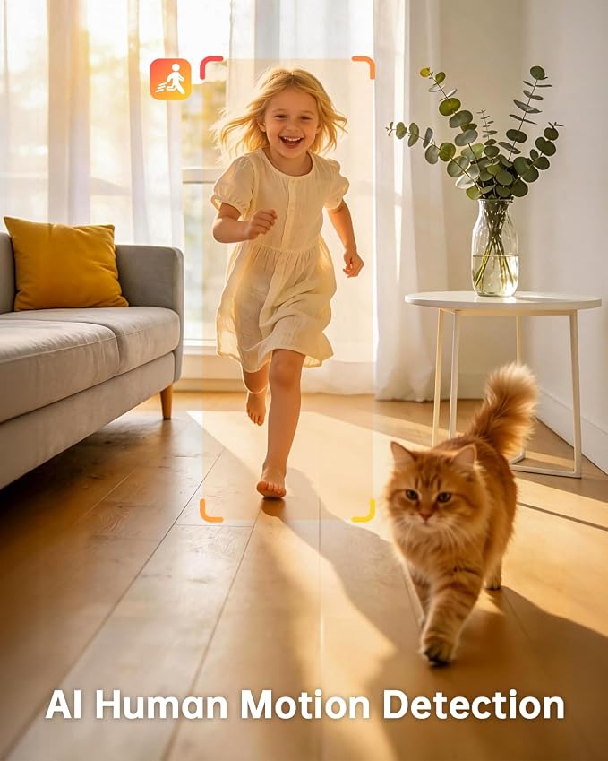 ELYSOO Wireless Indoor Camera: Battery Powered Pet/Dog Camera - Image 8
